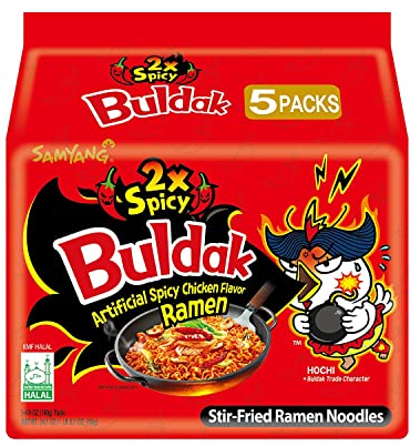 Samyang Bulldark Huhn gebratene Nudeln, ( 5x 140g)