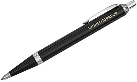 Parker IM Kugelschreiber mit Gravur hochwertig blauschreibend - Bachelor Geschenk - neuer Job Geschenke - Laser Gravur - Geschenkideen zu Weihnachten