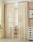 Laneetal Transparente Gardine mit Kräuselband 2 Stücke Fensterschal in Leinen-Optik Dekoschal in Sand 140x225 cm Fenstervorhang für Schlafzimmer Kinderzimmer Küche Stores Vorhang