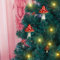 Weihnachtsschmuck Pilzform Dekos 2 Stück für Christbaumschmuck