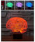 3D Gehirn LED Illusion Tischlampe 7 Farben ändern Nachtlicht für Schlafzimmer Heimdekoration Hochzeit Geburtstag Weihnachten