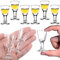 6PACK 10ml, 0.4oz Mini Wein Shot Glas Shooter Wein Spirituose Sake Alkohol Tassen Schnapsglas - Klein Trinkgläser für Tequila Vodka Schnapsgläser Gläser Chinese Baijiu Glass Shot Glasses