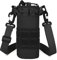 Hunvp Poche de Cruche à Eau Sac de Bouteille d’Eau en Nylon Tactique Militaire Molle Poche à Eau Sac Mini Homme pour Camping Randonnée Sport Cyclisme Chasse Voyage Trekking,Noir-900ml