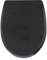 tradefirst Heavy Duty Black Glitter Toilet Seat Bathrooms Resin Toilet Seat, Glitter Toilet Seat Close Hinge Quick Release , Black Bathroom Accessories