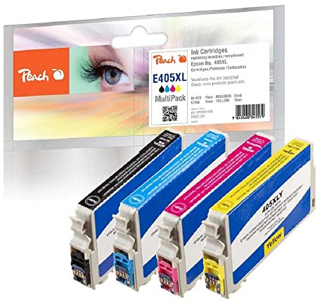 Peach Spar Pack Tintenpatronen XL kompatibel zu Epson T05H6, No. 405XL, C13T05H64010