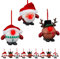 Christbaumkugel 12er Set Figuren mit LED Nase Weihnachtskugel Kugeln Weihnachten Weihnachtbaumkugeln (12x Christbaumkugel Figuren mit LED Nase)