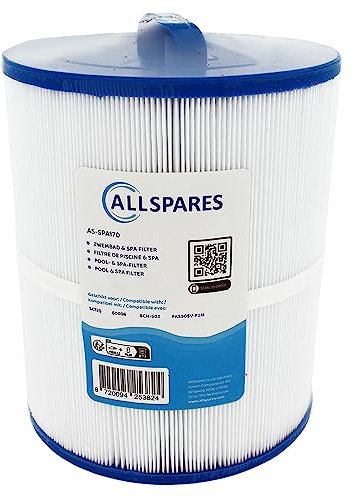 AllSpares Whirlpool Filterkartusche geeignet für SC720, 60506, 6CH-502 | Ø172x203mm