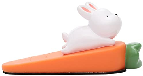 Kichvoe Stoßstangenschutz Osterhase Cartoon Tier Türpuffer Rutschfester Keil Türhalter für Zuhause Büro Wohnzimmer Schlafzimmer Kinderzimmer Balkontür Bodenschoner