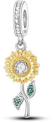 CYCUFF Abalorios de Plata de Ley 925 para Pulseras y Collares Europeos Colgantes de Regalo para Niñas