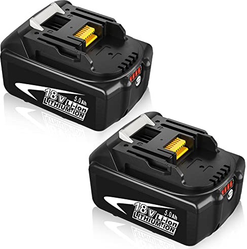 2X Ersatz für Makita18V Akku BL1850B BL1850 BL1840B BL1840 BL1830B BL1830 BL1835 BL1840 BL1845 194204-5 LXT-400
