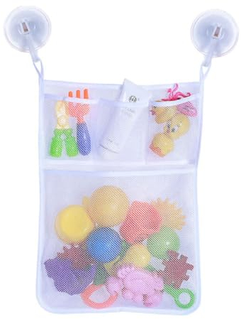 JTKREW Spielzeugnetz Badewanne,Badewannennetz für Spielzeug, Netz Badewanne Spielzeug,Badewannenspielzeug Aufbewahrung,Badenetz für Spielzeug