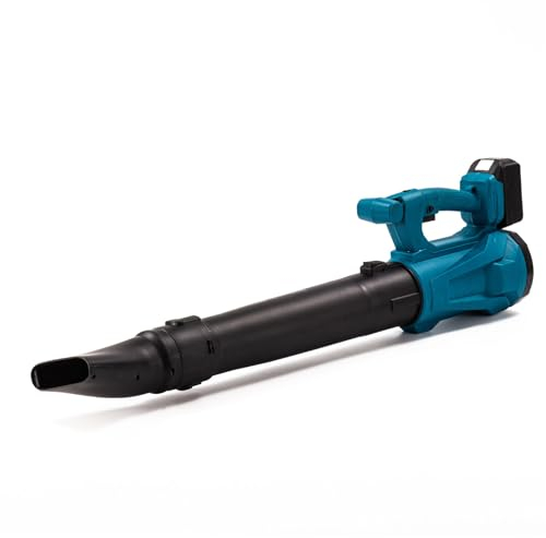 Soffiatore professionale a batteria per Makita 18 V, ventole a batteria Makita (velocità dell'aria 27 – 50 m/s, volume d'aria 5,8 – 12,2 m³/min, senza batterie e caricatore), per pulizia esterna
