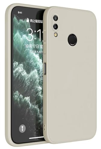 HAFFAN Funda de Silicona TPU Compatible con Huawei P20 Lite (2018) (5.84), Carcasa Protectora para Teléfono Móvil - Blanco Antiguo