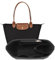 LOUKAYCCI Longchamp Geldbörsen-Organizer-Einsatz mit langem Griff, L-Beutel-Organizer-Einsätze, Handtasche, Schwarz, Größe L, Schwarz-1, Small