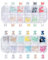 3D Nail Charms,2Boxes 24Grids Bear Butterfly Nail Art Charms,Resin Nail Decorations Accessories for Nail Art Design DIY Crafting Party Daily Wedding (E Pattern)