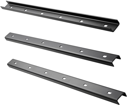 SO-Tools Gratleiste U-FORM 3er Set schwarz 700 mm Verstärkungsprofil Verstärkungsstrebe Unterbaustrebe Tischverstärkung für Tischplatten