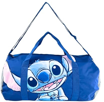 Disney Stitch Sporttasche, Turnbeutel, Kinder Gepäcktasche, Stitch Zubehör, Geschenk für Mädchen und Jugendliche