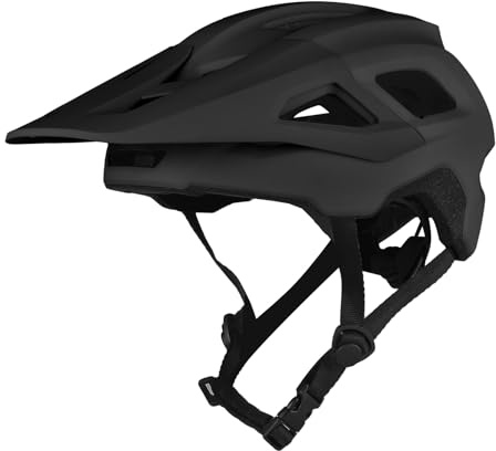 Aomiun Ultra-Light MTB Helmet (58-61cm) - 17 Ventilation Channels & Detachable Sun Visor | Shock-Absorbing PC+EPS | Adjustable Dial Fit for Men & Women (Green/Black/Purple/White/Gray)