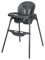 Bebeconfort Meely Plus, 2-in-1 Hochstuhl Baby, 6 Monate – 3 Jahre, gepolsterte Hochstuhlkissen, leichter Kinderstuhl (4 kg), Fußstütze und Tablett verstellbar, Rückenlehne verstellbar, Tinted Graphite