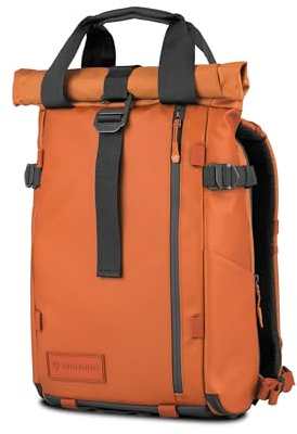 WANDRD All New PRVKE V4 Weatherproof Travel & Camera Backpack – Everyday Carry Bag, Quick Access & Expansion, Sedona Orange, 15L, Photography Bundle