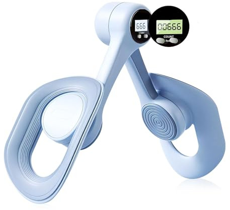 SINZONeu® Beckenbodentrainer mit Zähler - Beinpresse für Zuhause, 360° Drehung Oberschenkeltrainer | Pelvic Floor & Innenschenkel Training Frau/Mann