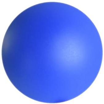 Runder Griffball für Handübungen mit Ball, Slow Rising PU Blau | Handtherapieball gegen Stress, Fingerkräftigung und Gelenkentlastung, Tragbar, Rundes Trainingsgerät
