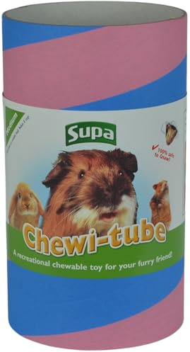 Supa Medium Chewi Tube, Helps To Promote Exercise & Stimulation For A Healthier And Happier Pet, Size 23.2cm (L) x 13.2cm (W) x 13.2cm (D)