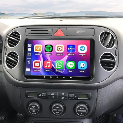 2+32G Android 13 Autoradio Stereo per VW Golf Plus 2004-2013 con Carplay Android Auto, 9 pollici Touch Screen Radio Lettore Multimediale con navigazione GPS FM RDS SWC Mirror Link Bluetooth Wifi