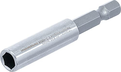 BGS 1727 | Magnetischer Bithalter, extra stark | Abtrieb Außensechskant 6,3 mm (1/4) | 60 mm | Verlängerung | CV-Stahl