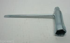Rotary 5889 T-Wrench Chain Saw Spark Plug, Fits Redline RL350 DF, RLE200, 3/4'' x 13/32''