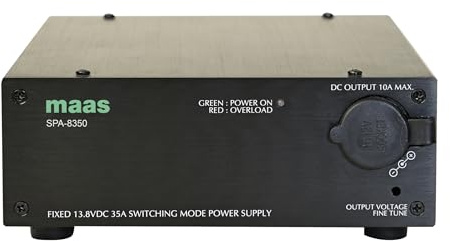 MAAS SPA 8350 Schaltnetzteil - 3-15 V - 25A - Für Funk - Modellbau - KFZ - Car-HiFi