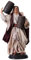 Holyart Alte Frau mit Fass neapolitanische Krippe 18 cm