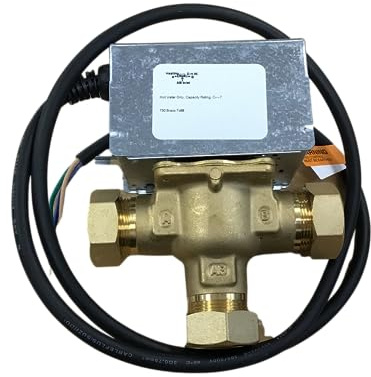 Honeywell V4044C1288 White V4044C Motorised Diverter Valve with 22 mm