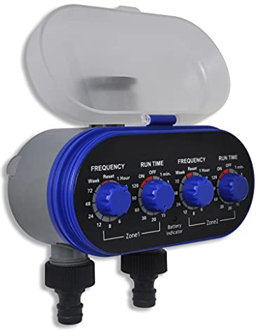 Bewässerungscomputer Zeitschaltuhr Bewässerung Doppelauslauf