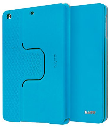 LAUT R-Evolve, 360° rotierbare Folio-Hülle für iPad Air 2, schlankes Design, integrierte On-/Off-Funktion (für iPad Mini 4, Blue)