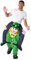 Morph Kobold Huckepack Kostüm für Erwachsene, Lustiges Faschingskostüm Damen Herren