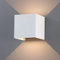 K-Bright LED Wandleuchte Innen 7W Wandlampe Außen Auf und ab Einstellbarer Lichtstrahl 3000K Warmweiß Außenwandleuchte IP65 Wasserdichte Wandleuchten (Weiß)