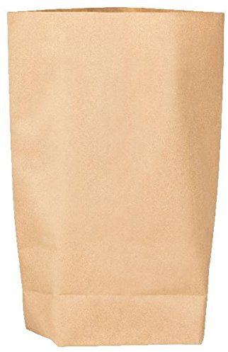 100x itenga Kraftpapiertüten Geschenktüten Bodenbeutel Kraftpapierbeutel 16,5 x 23cm z.B für Adventskalender, Ostern, Bastel Geschenke Kommunion Hochzeit