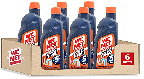 WC Net Professional Turbo Ingorghi Difficili – 500 ml X6 – 3000 ml