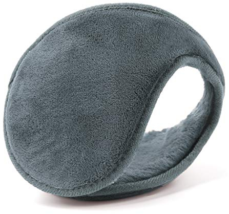 YQXCC Ohrwärmer für Männer & Frauen Klassische Fleece Unisex Winter warme Ohrenschützer(Grau)