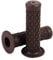 Motorrad Lenkergriffe, 22mm 7/8 Universal Lenker Griffe Griff Handgriff Handgriffe Vintage Soft Rubber Lenkergriffe für Motorrad Dirt Bike (Dunkelbraun) Motorrad Griffe 22mm