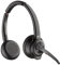 Poly Savi 8220 UC Standard Headset-System On-Ear DECT 6.0 kabellos aktive Rauschunterdrückung