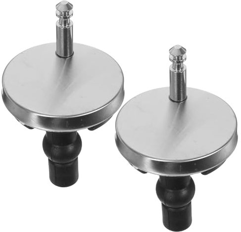 Angoily 2pcs Universal With Asiento de asiento de bisagra Tornillos de fijación Tornillos de tapa de inodoro Parte para hogar