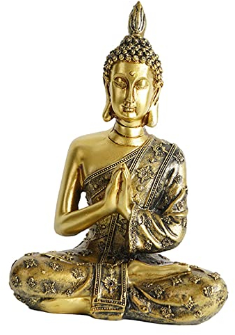 Sharplace Thailand Buddha Statue Buddhismus Figur Skulptur Wohnkultur Ornamente