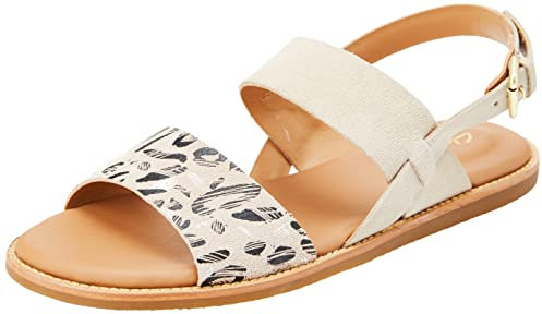 Clarks Femme Sangle Karsea Sandal, Sable Clair, 35 EU