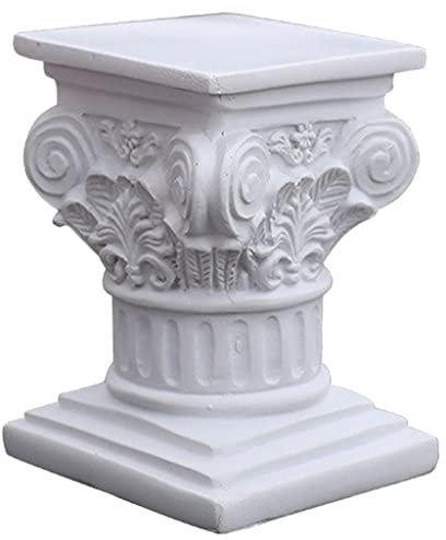 LOVIVER Römische Säule Statue Sockel Kerzenständer Skulptur Garten Layout Dekor S Quadratisch,