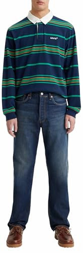 Levi's Men's 501 Original Fit Jeans, Low Tides Blue, 30W / 34L