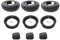 3x Winterräder M+S 100/90-10 Radsatz Felgen + Reifen Schwarz passend für Piaggio Ape 50 TM TL1T - TL6T ZAPC80 – Kompletträder Winterreifen mit Felgen und Schläuchen