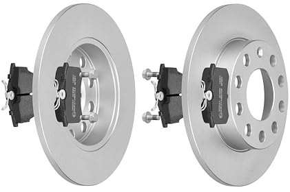 F.BECKER_LINE BREMSSCHEIBEN Ø245MM + BREMSBELÄGE HINTEN FÜR AUDI A4 B6 B7 SEAT