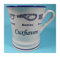 Generisch Keramik Tasse mit Henkel Kaffeetasse 10 x 9,5 cm Ebbe Flut Knoten Deko GPT 85314